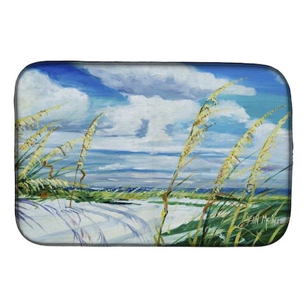 Carolines Treasures JMK1123DDM Sea Oats Dish Drying Mat JMK1123DDM